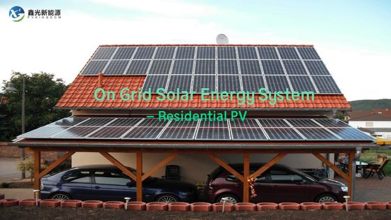 Easy To Install On Grid Solar System For Residential PV Scenario