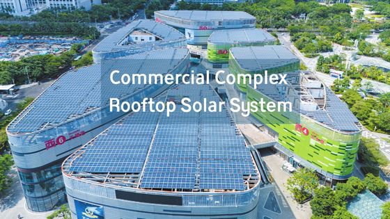 Commercial Distributed Rooftop Solar System Commercial Complex